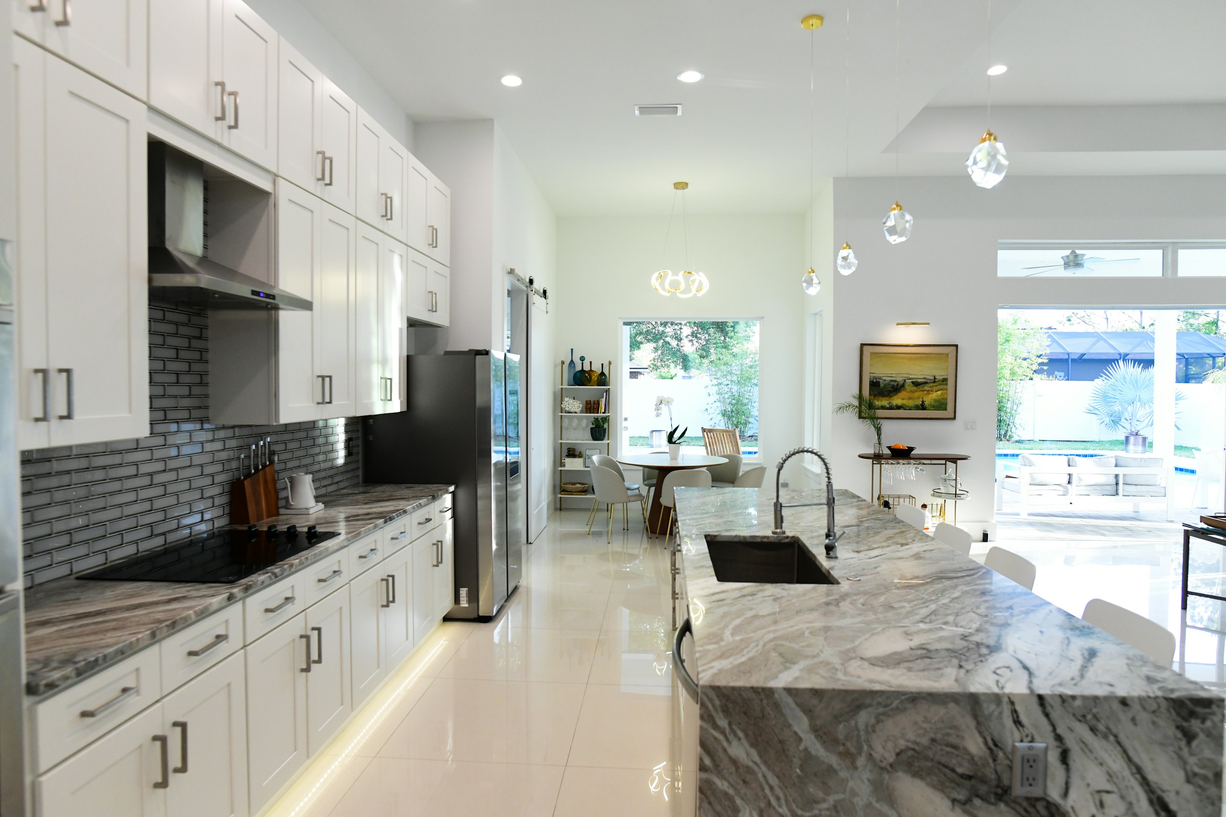 Resort Marble kitchen design