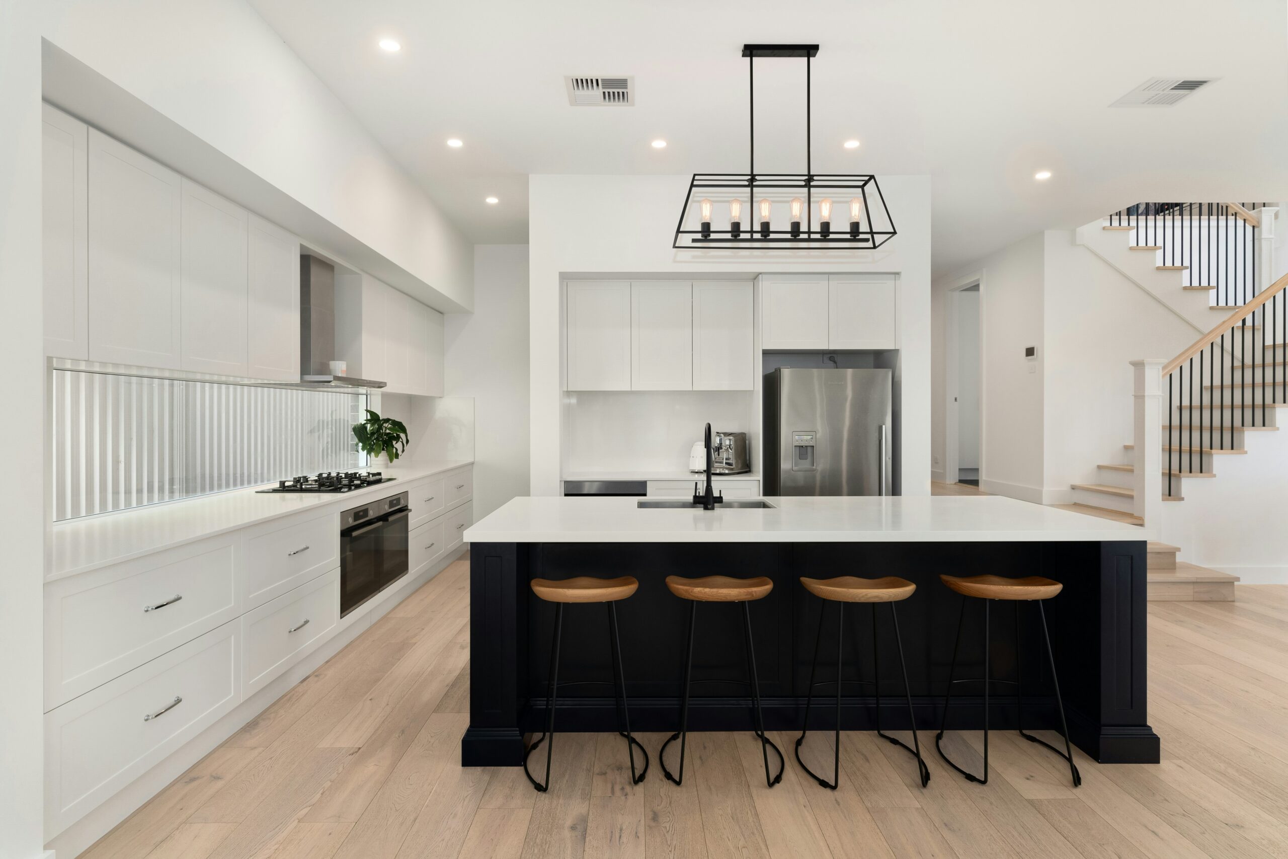 Monochrome Loft kitchen design