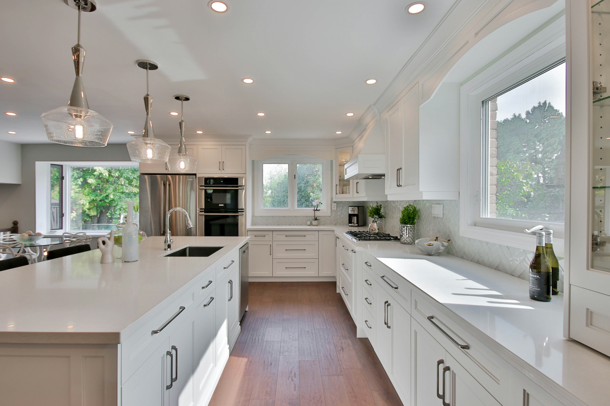 Open Galley kitchen design