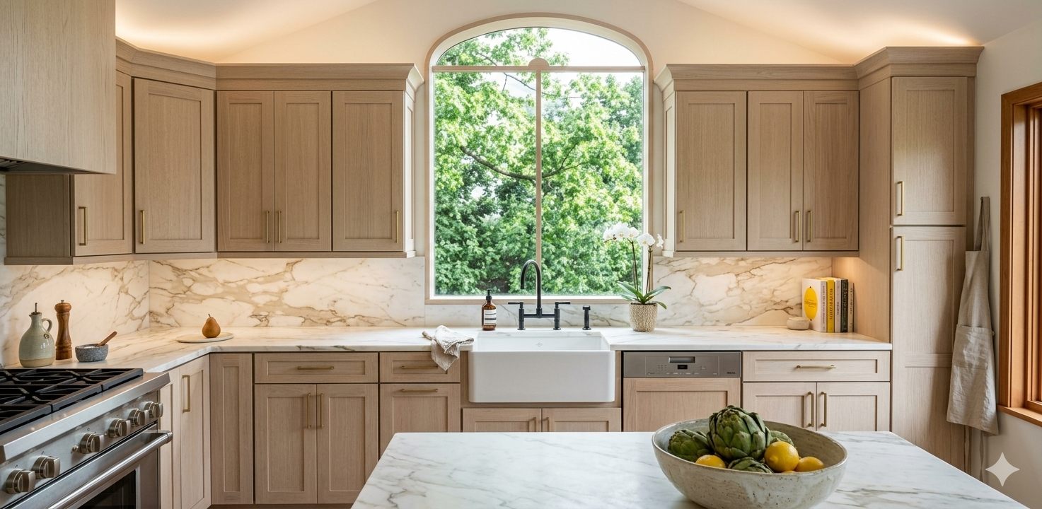 Arched Blond interior design by DezzWorks