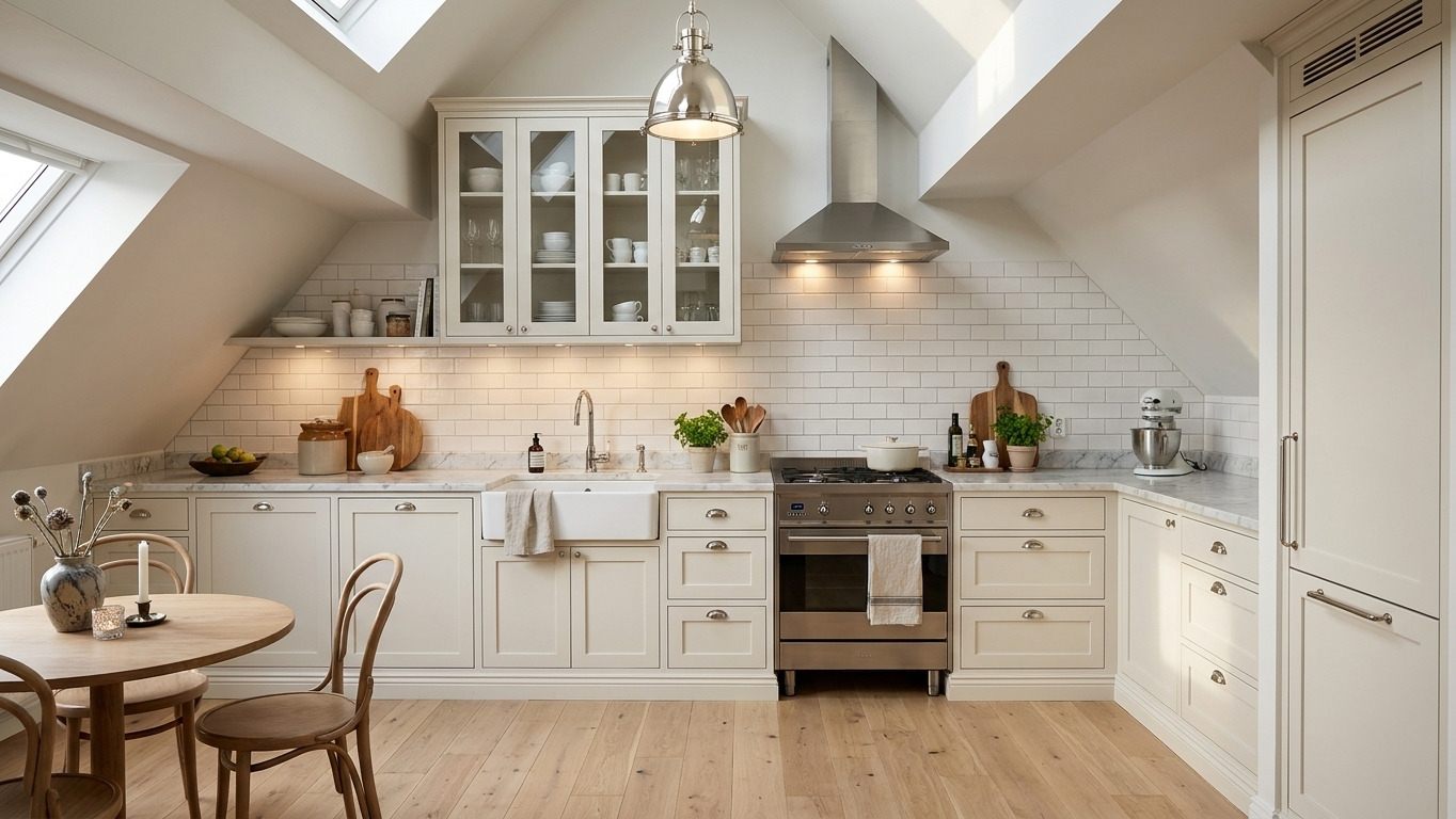 Attic Cream interior design by DezzWorks