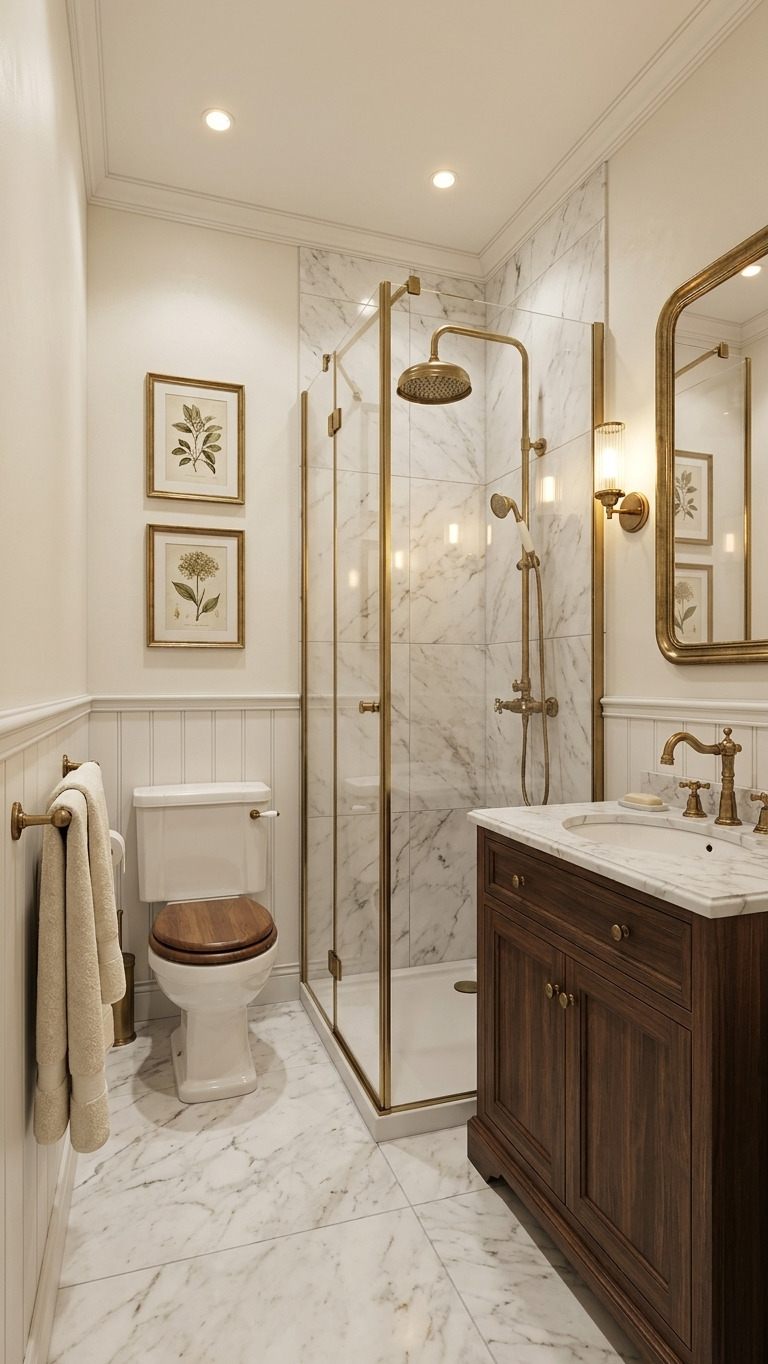 Brass Bath interior design by DezzWorks