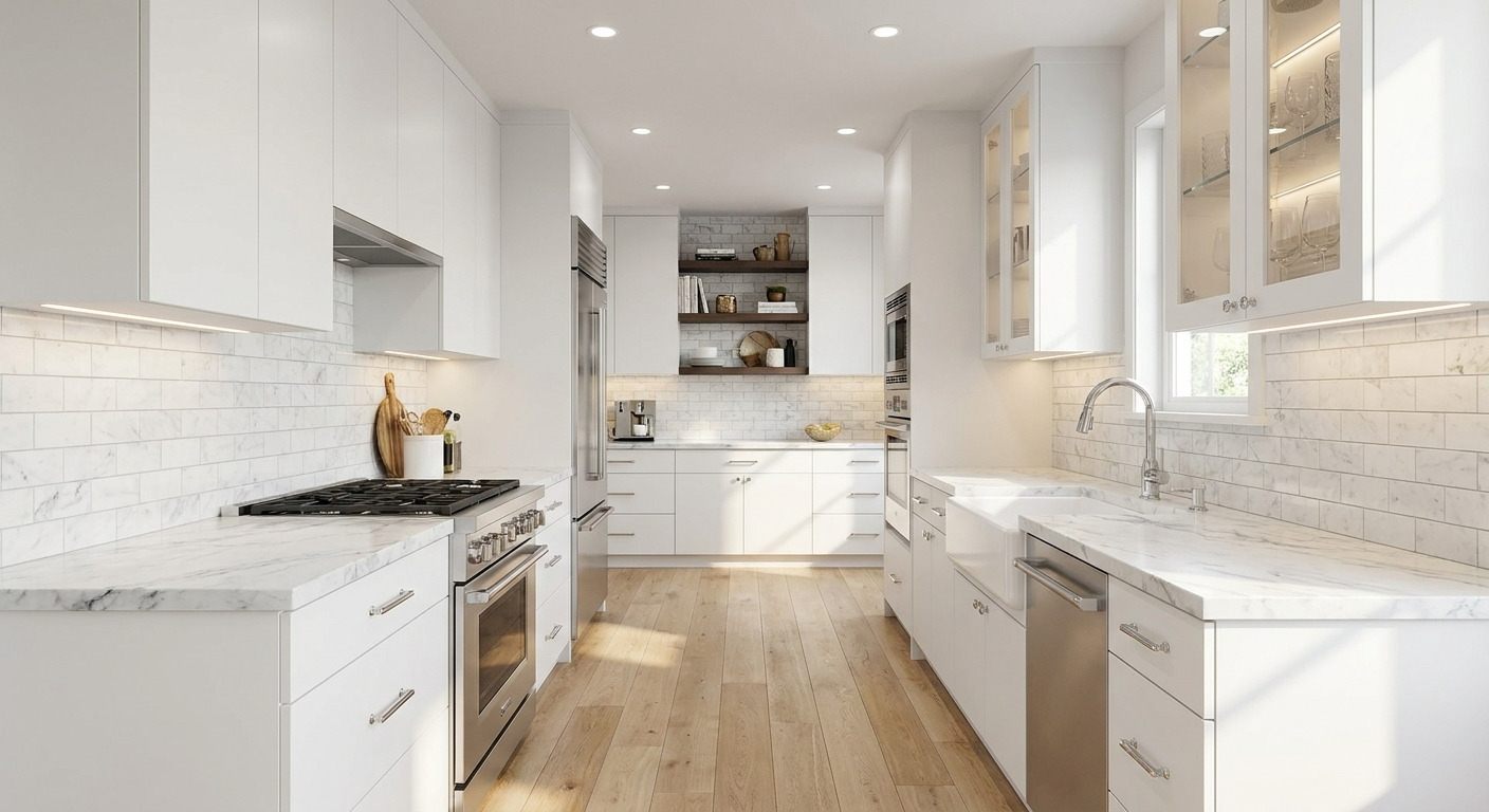 Bright Modern interior design by DezzWorks