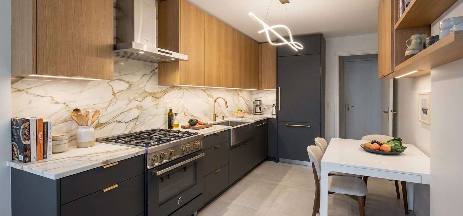 Charcoal Oak interior design by DezzWorks