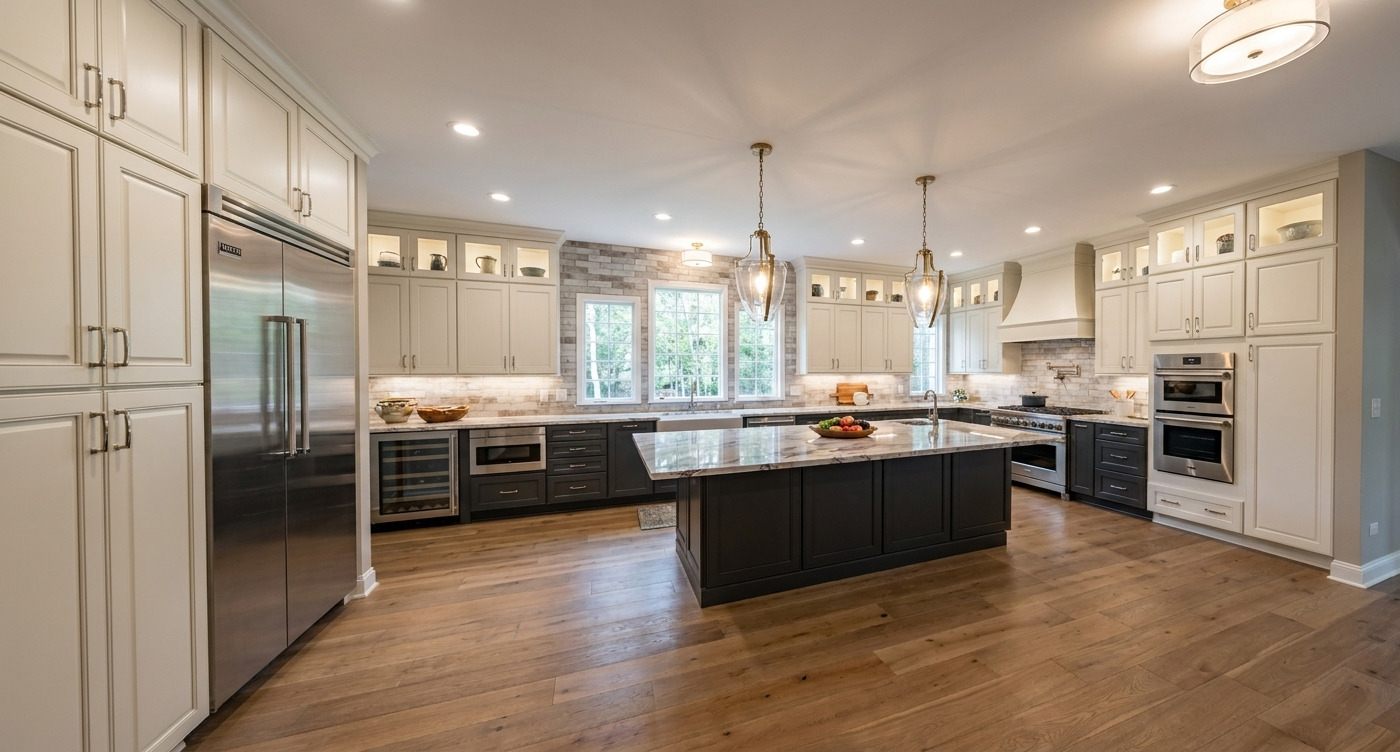 Estate White interior design by DezzWorks