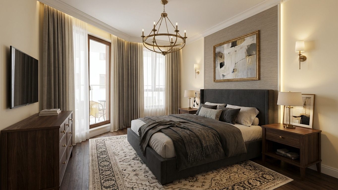 Matte Noir interior design by DezzWorks