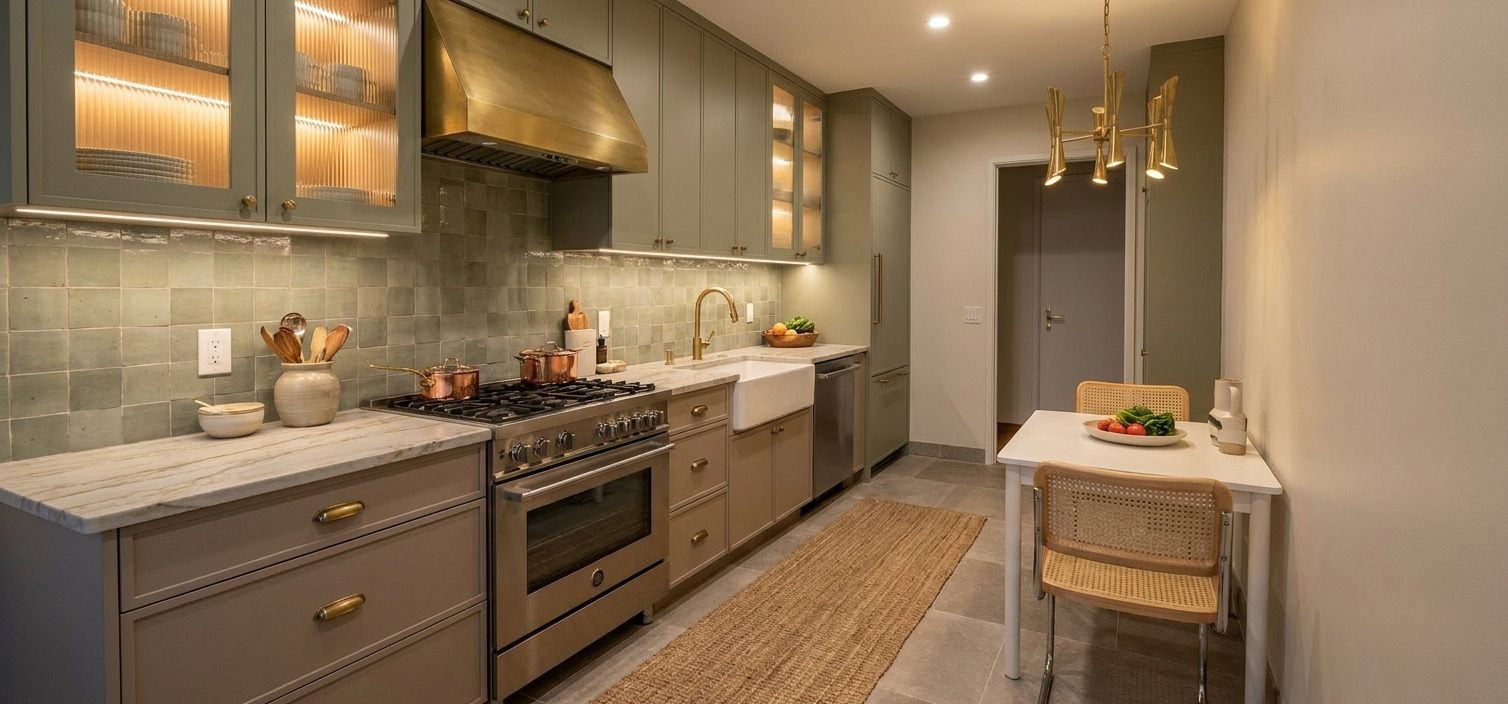 Olive & Brass interior design by DezzWorks