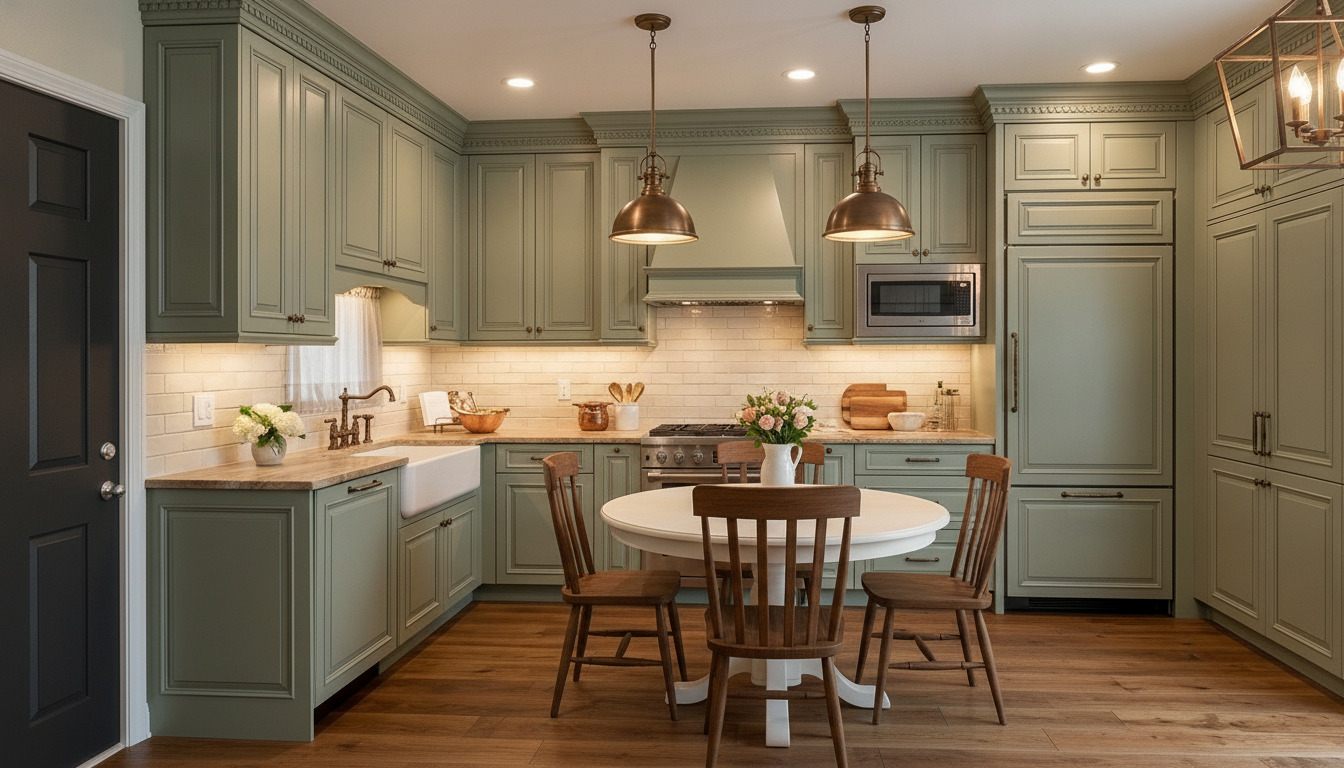 Sage Farmhouse interior design by DezzWorks