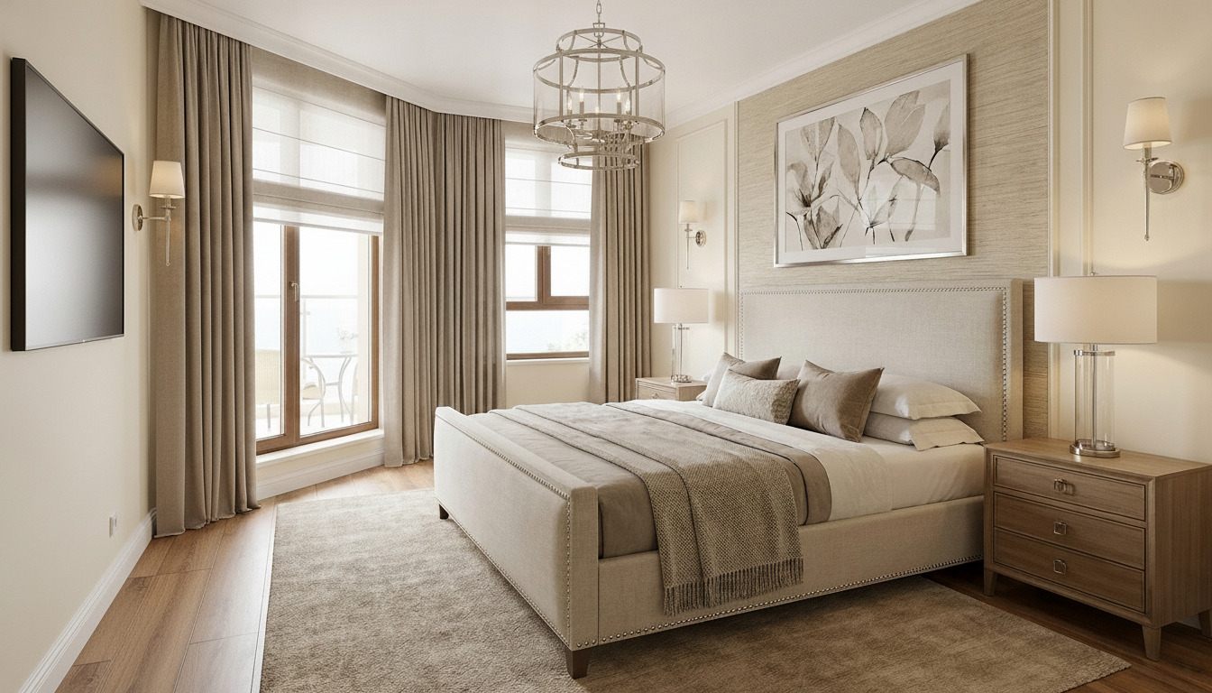 Serene Neutral interior design by DezzWorks