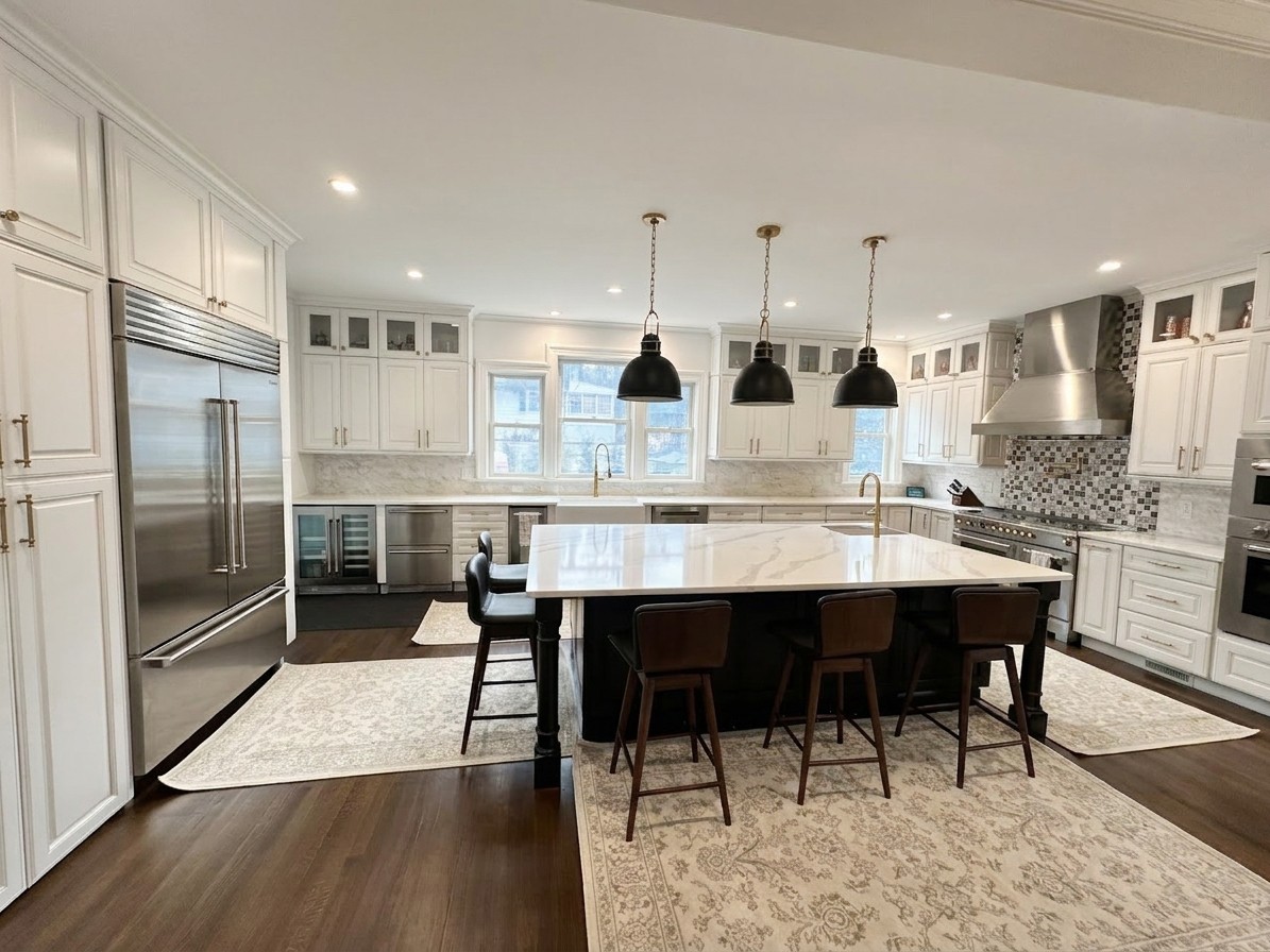 Estate White kitchen by DezzWorks — The Kitchen