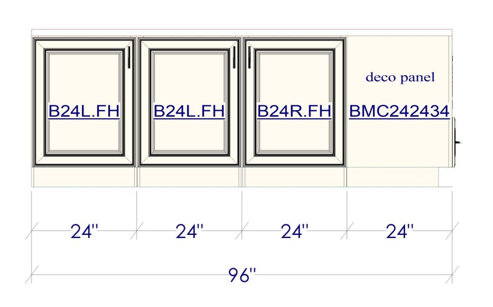 Estate White build set — Island · Seating Side