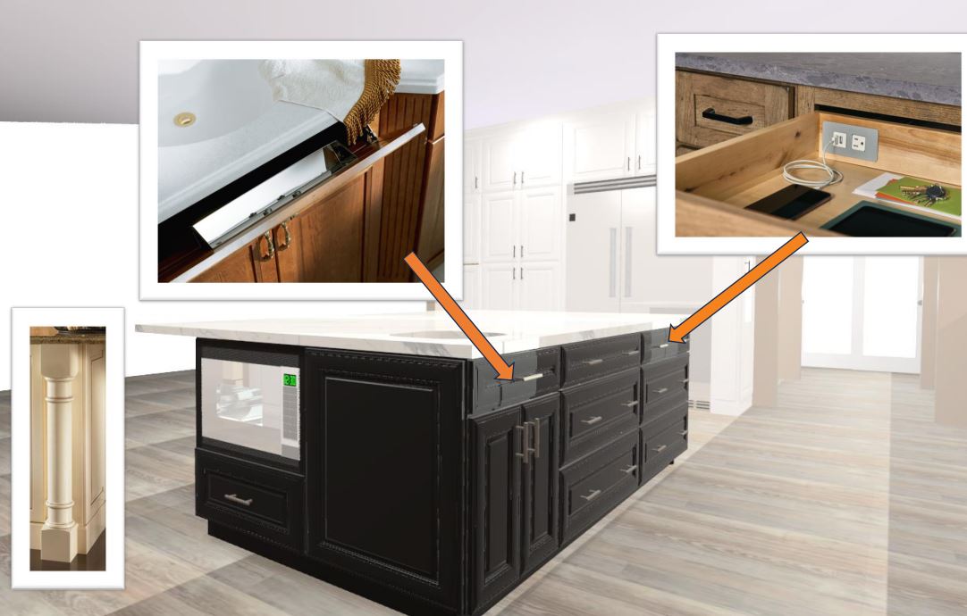 Estate White build set — Island Features