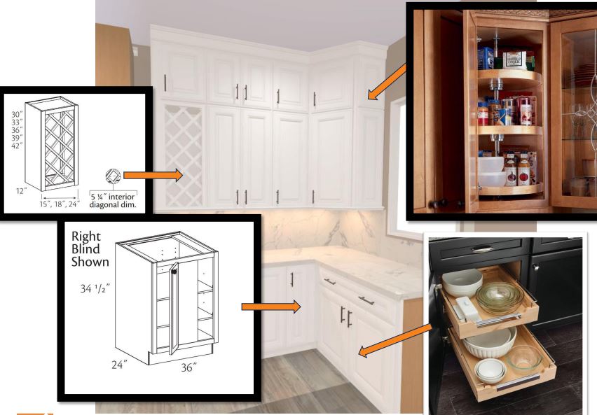 Estate White build set — Wine and Corner Storage