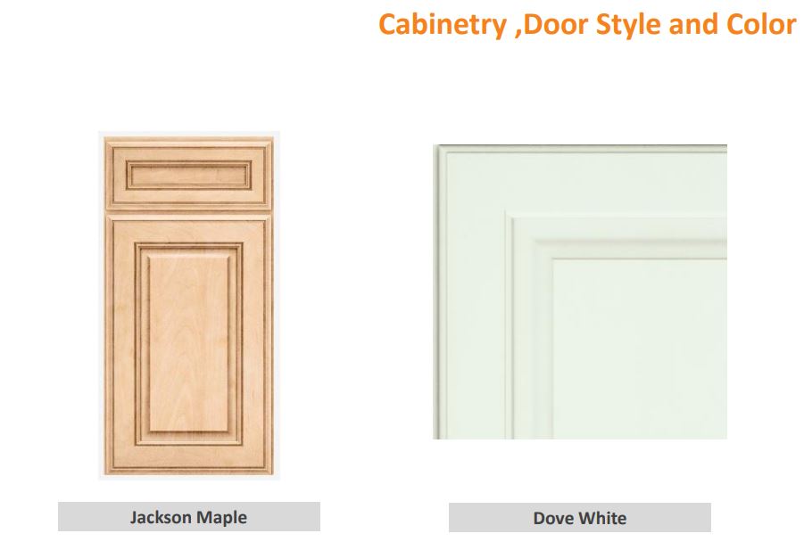 Estate White build set — Door Style · Dove White